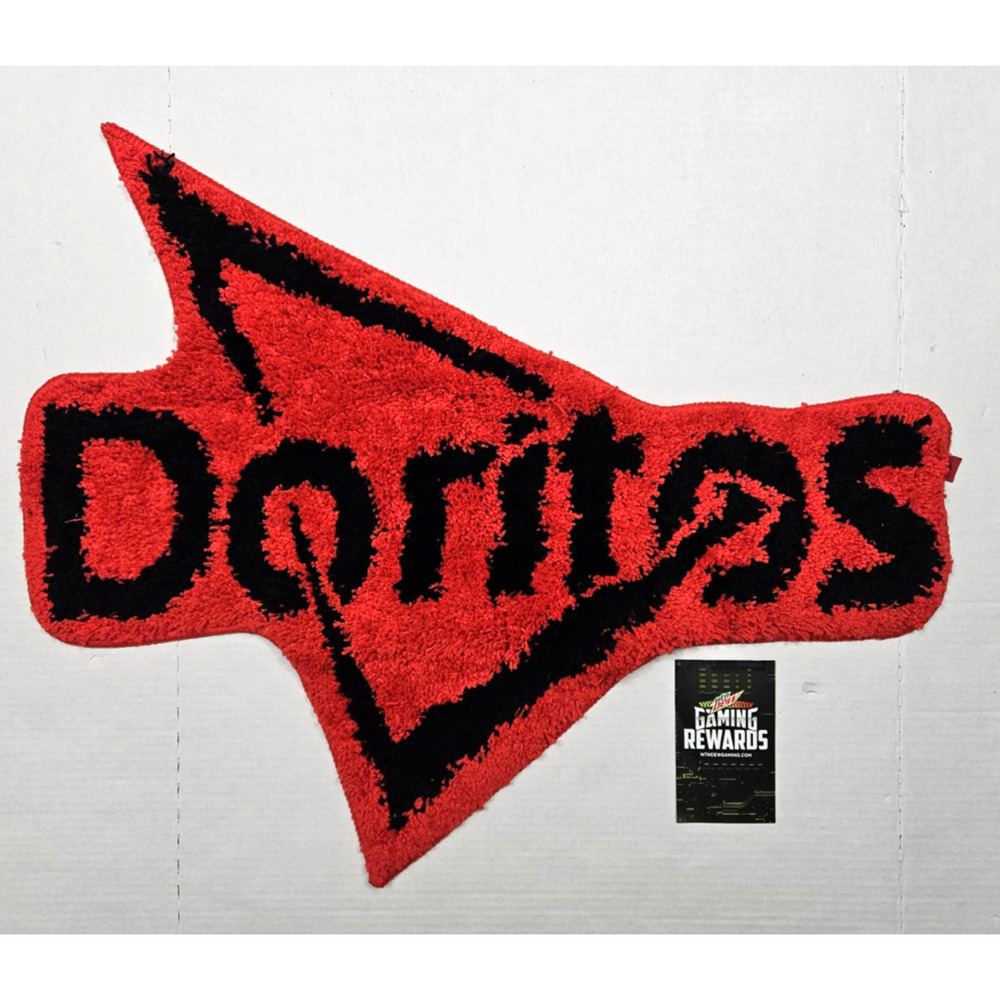 Mountain Dew Doritos Gaming Tufted Rug Limited Edition Promo Exclusive New